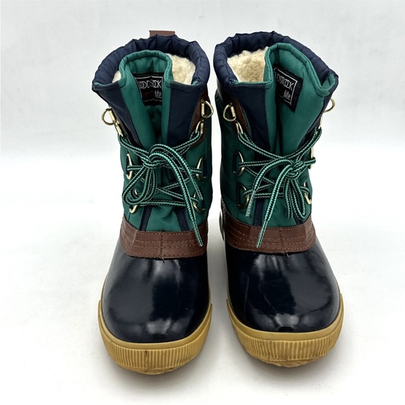 Woodstock Duck Boots Thermolite SQUALL Green Lace Up Vintage Size Womens 6M - Picture 2 of 11